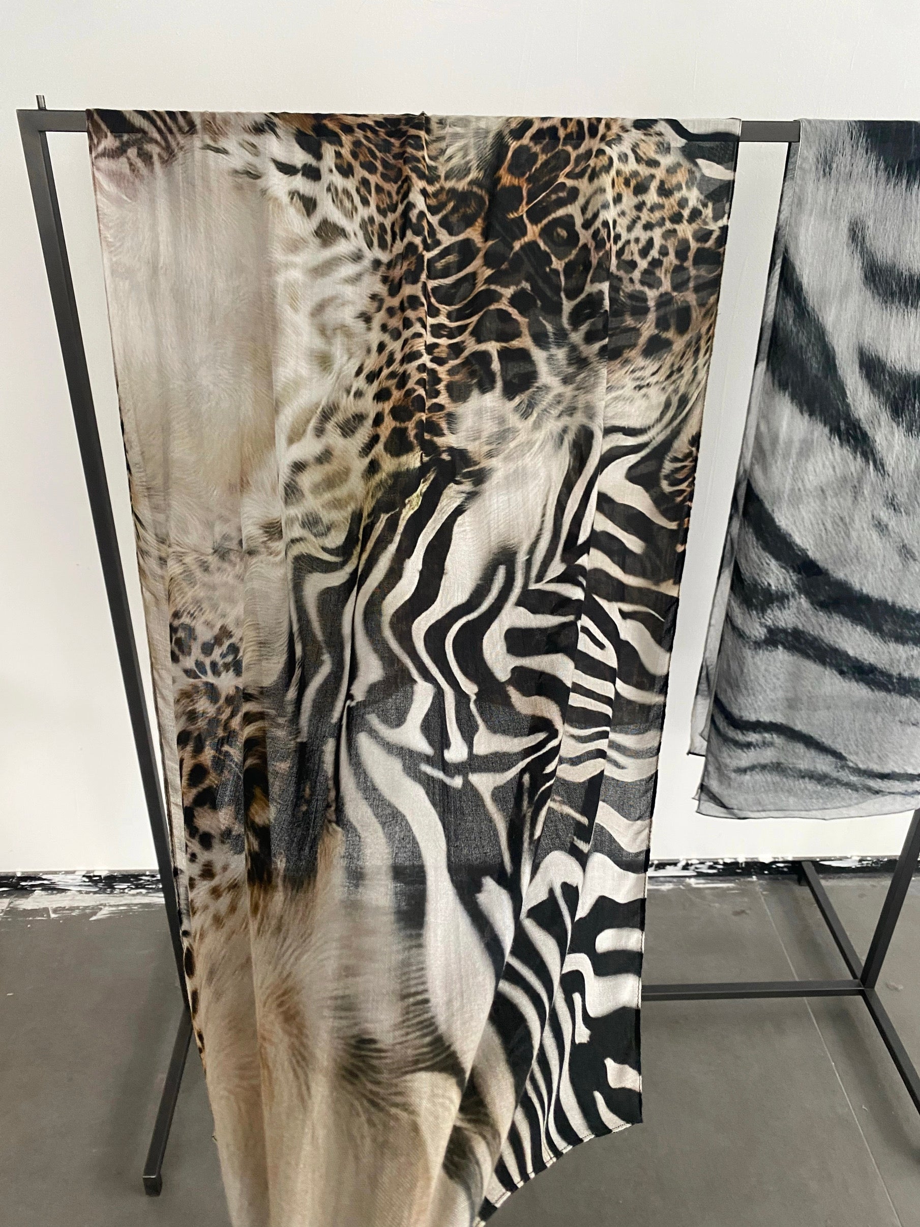 Cheetah x zebra hijab