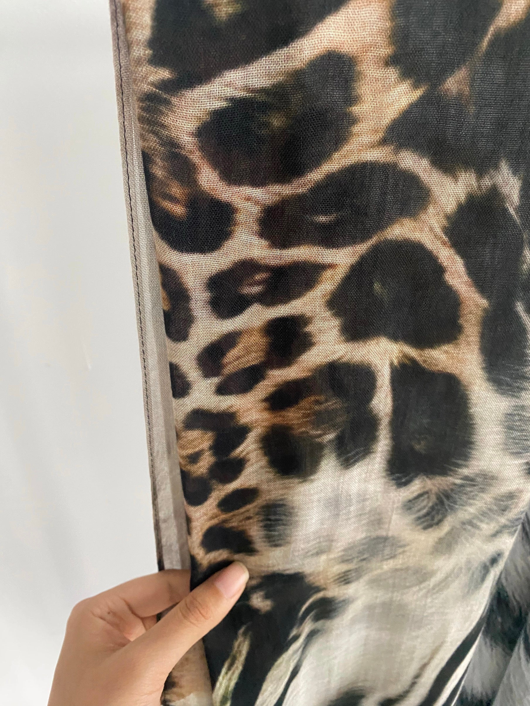 Cheetah x zebra hijab