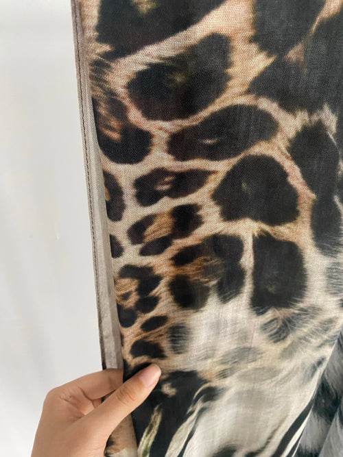 Cheetah x zebra hijab