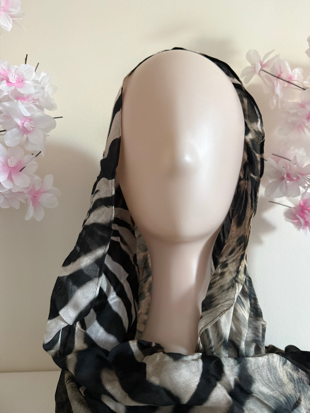 Cheetah x zebra hijab